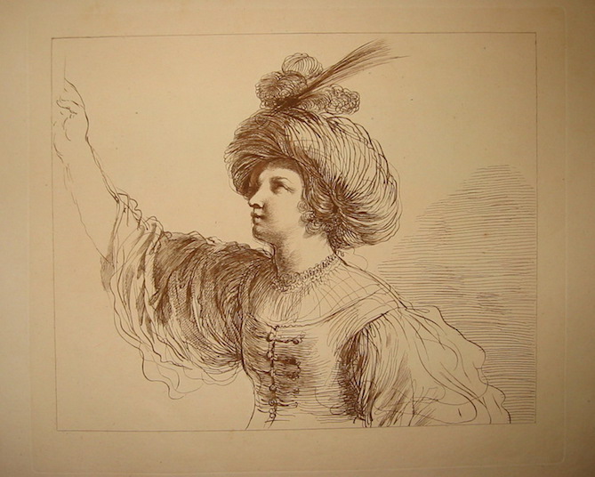 Bartolozzi Francesco (1727-1815) (Donna con turbante) 1800 ca. Londra, presso J. & J. Boydell